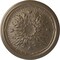 Ekena Millwork Luton Ceiling Medallion (Fits Canopies up to 1 1/8"), Hand-Painted Warm Silver, 15 3/4"OD x 5/8"P CM16LUWSS - alternate 1